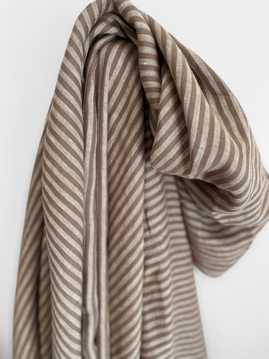 Mocha Chunky Stripes