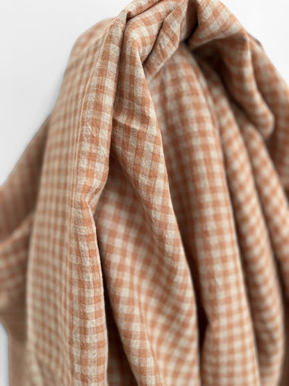 Apricot Gingham