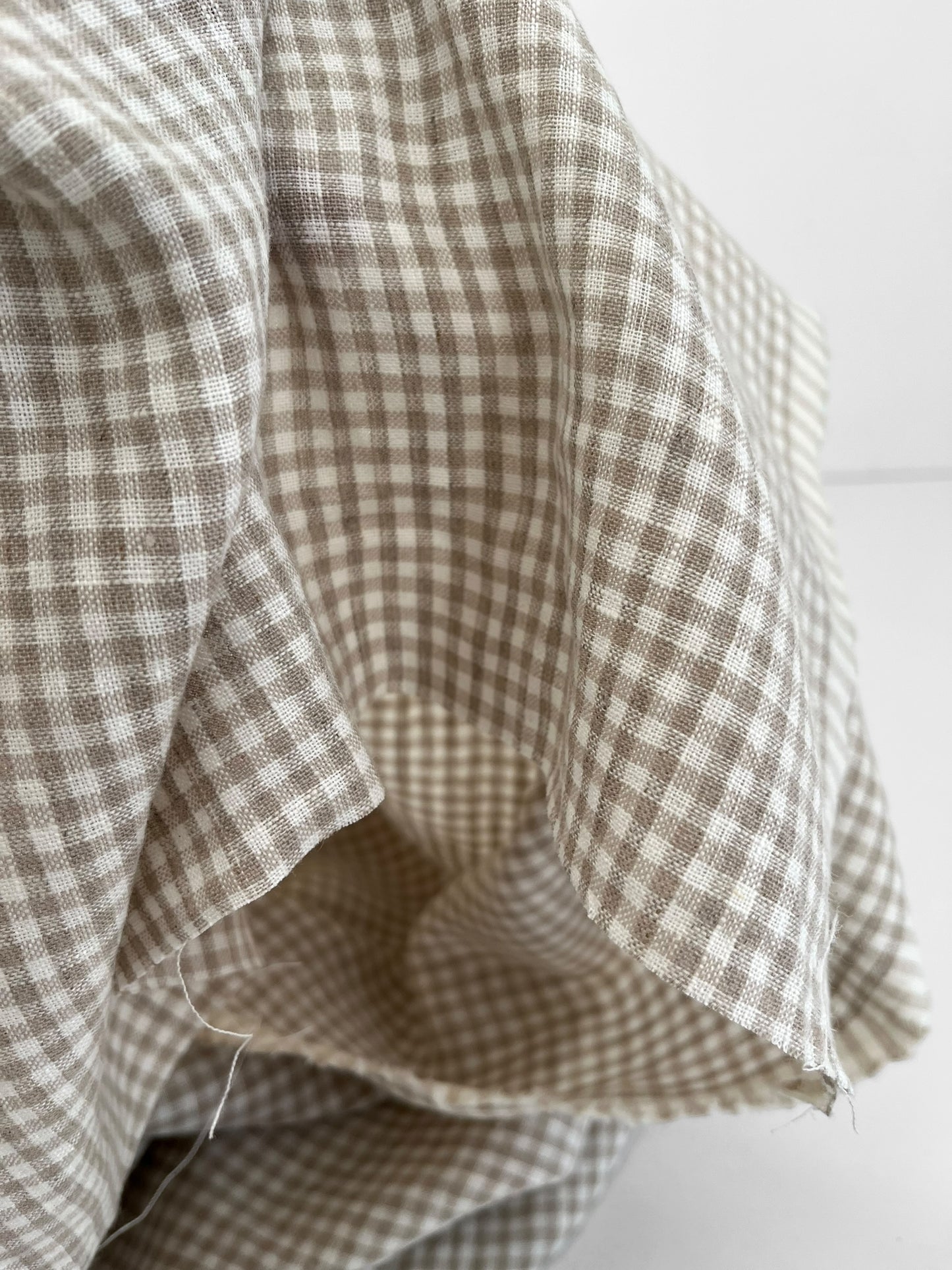 Natural Gingham 4mm