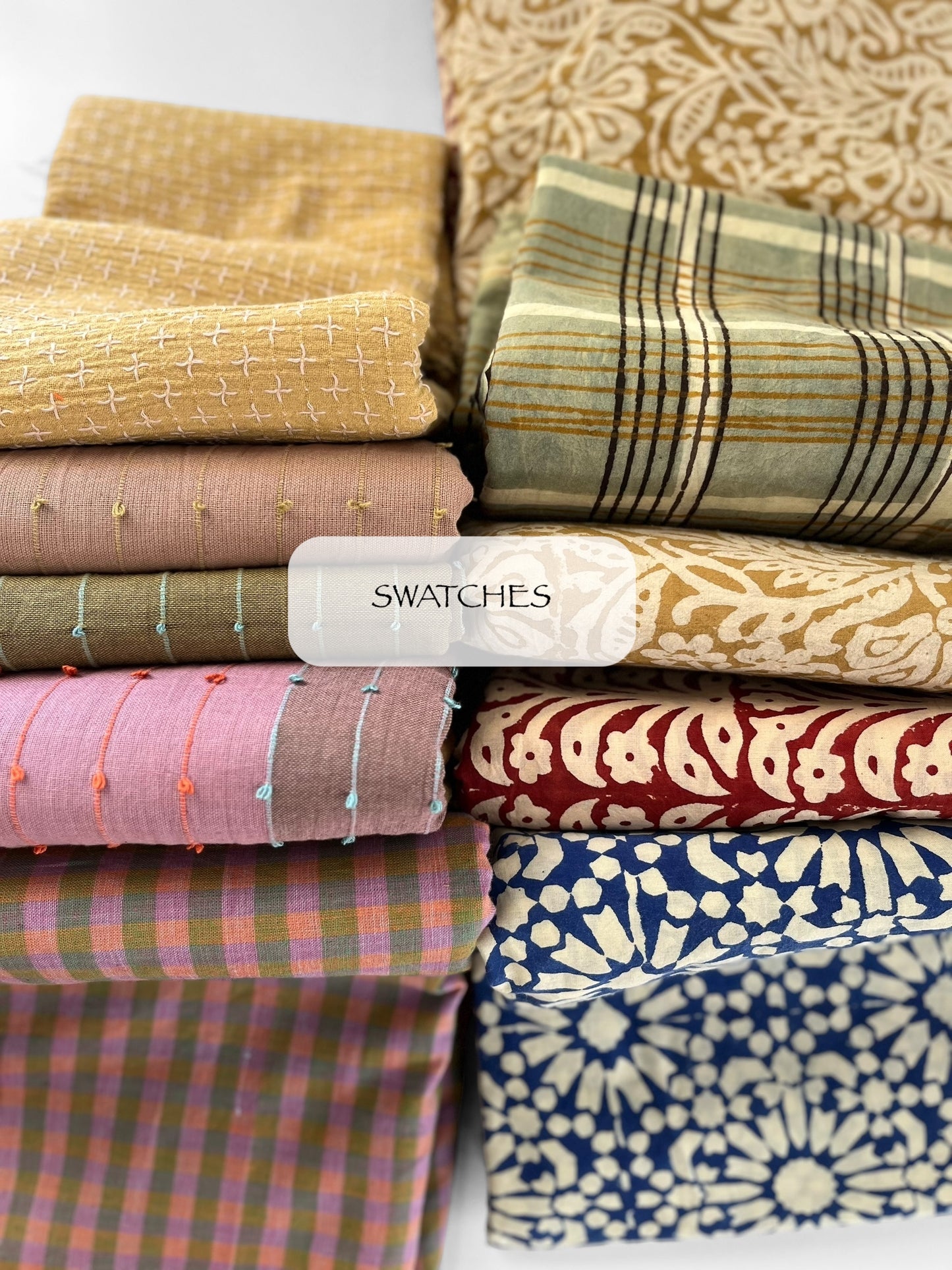 SWATCHES Indian Block Print Cotton