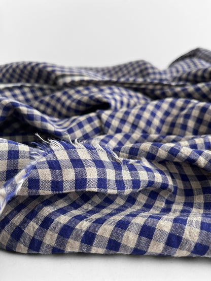 Cobalt Gingham