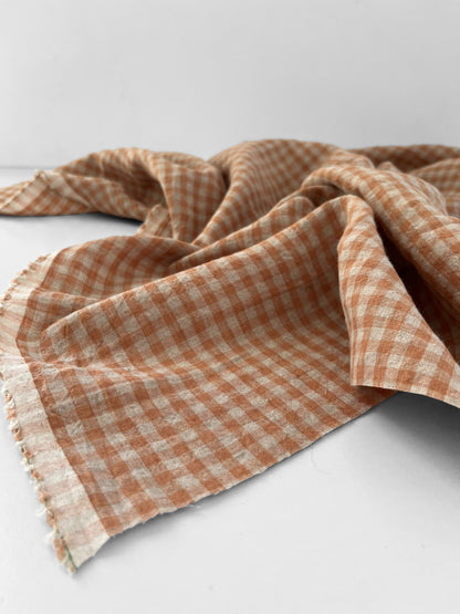 Apricot Gingham