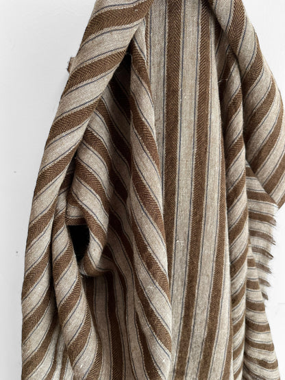 Rustic Brown Dutch Stripes