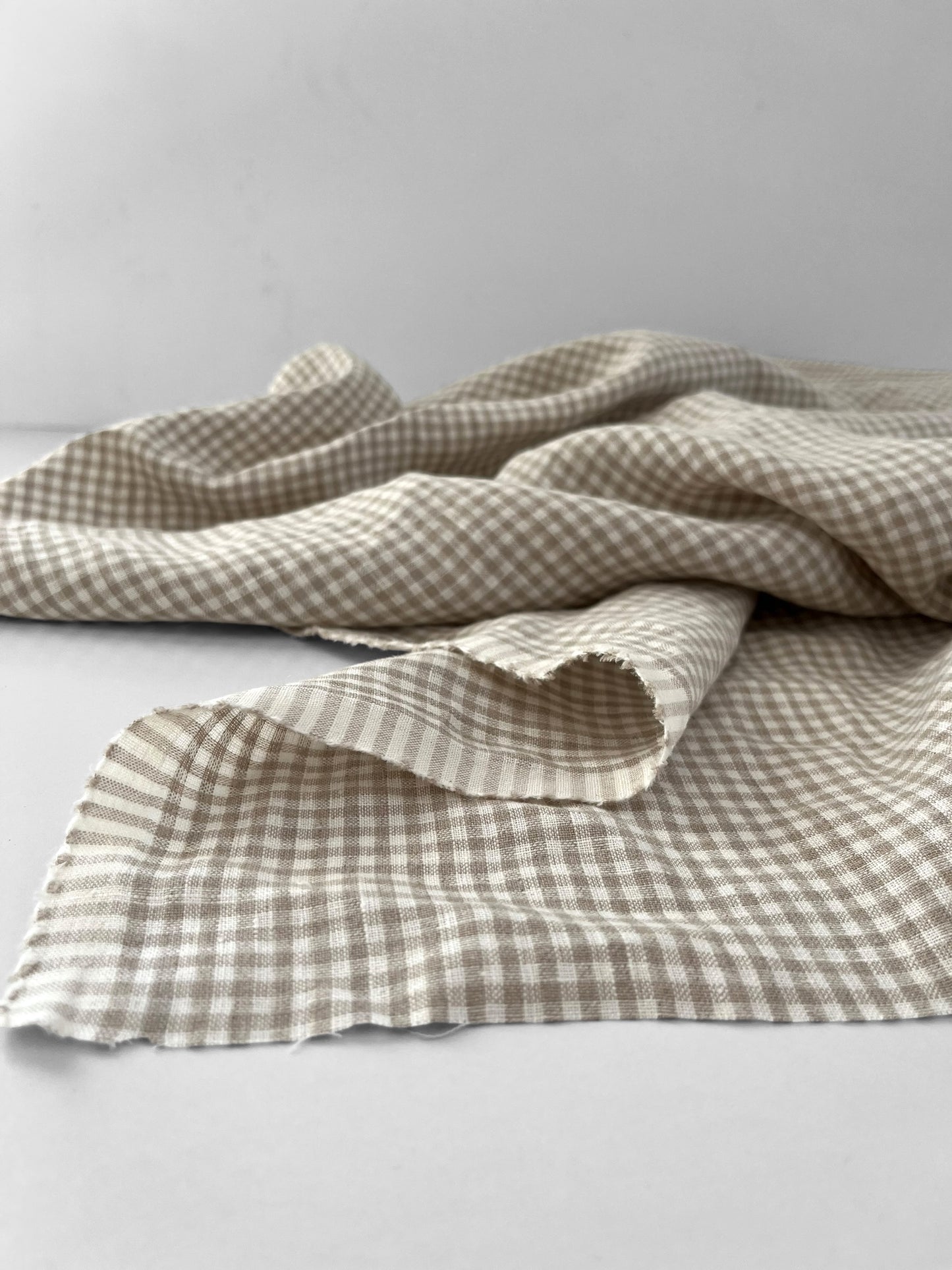 Natural Gingham 4mm