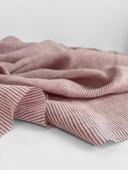 SWATCHES Railroad Stripe Linen