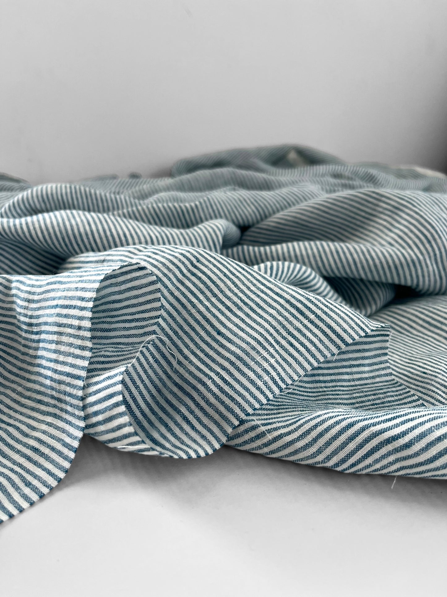 Teal Railroad Stripes