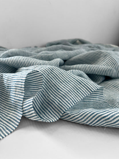 Teal Railroad Stripes