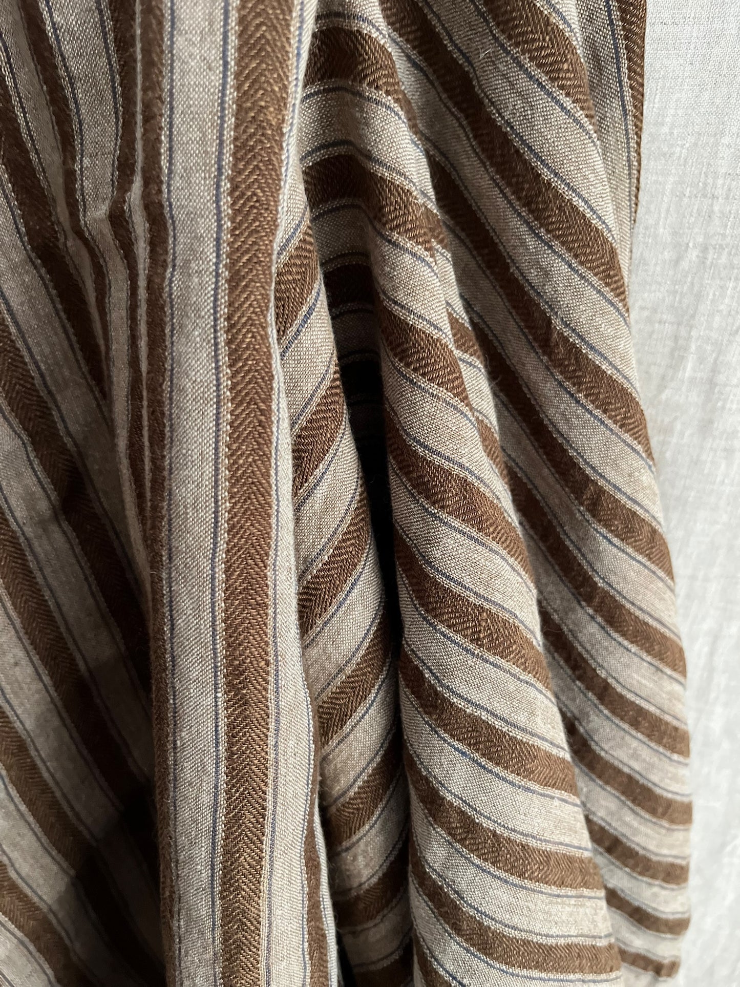 Rustic Brown Dutch Stripes