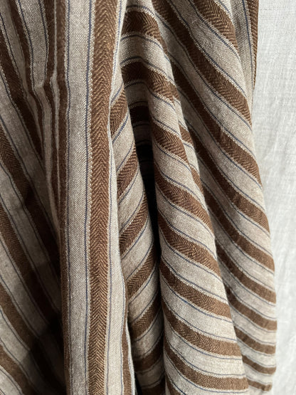 Rustic Brown Dutch Stripes