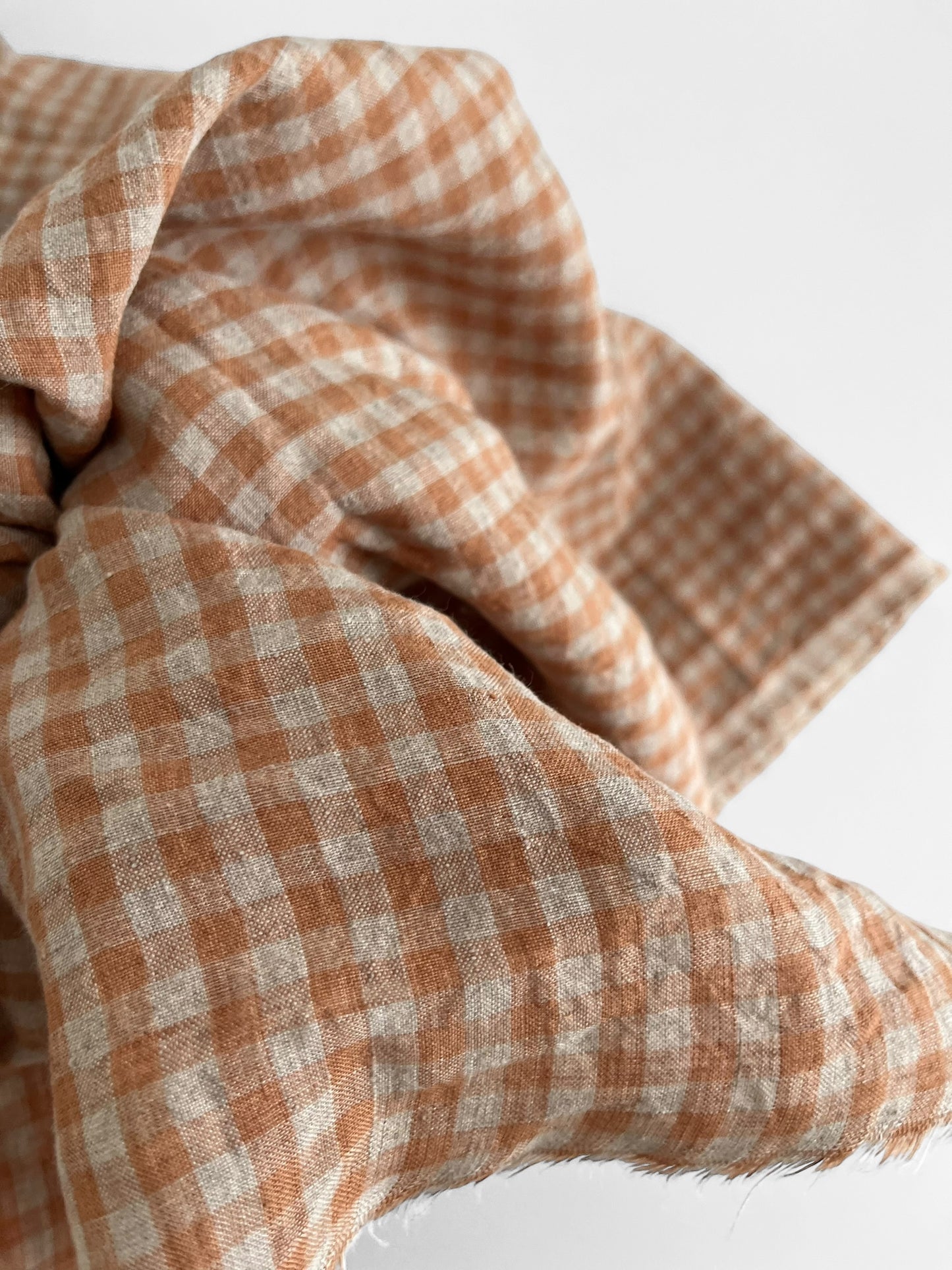 Apricot Gingham