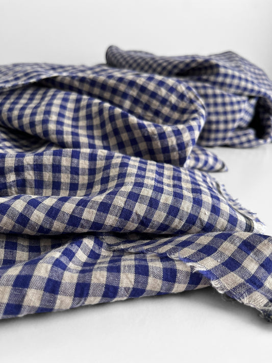 Cobalt Gingham