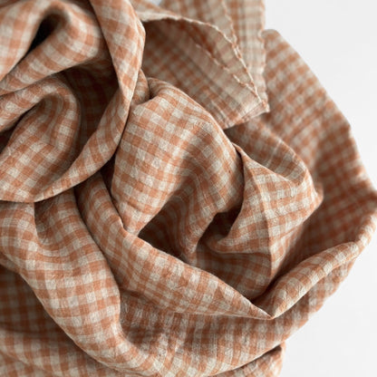 Apricot Gingham