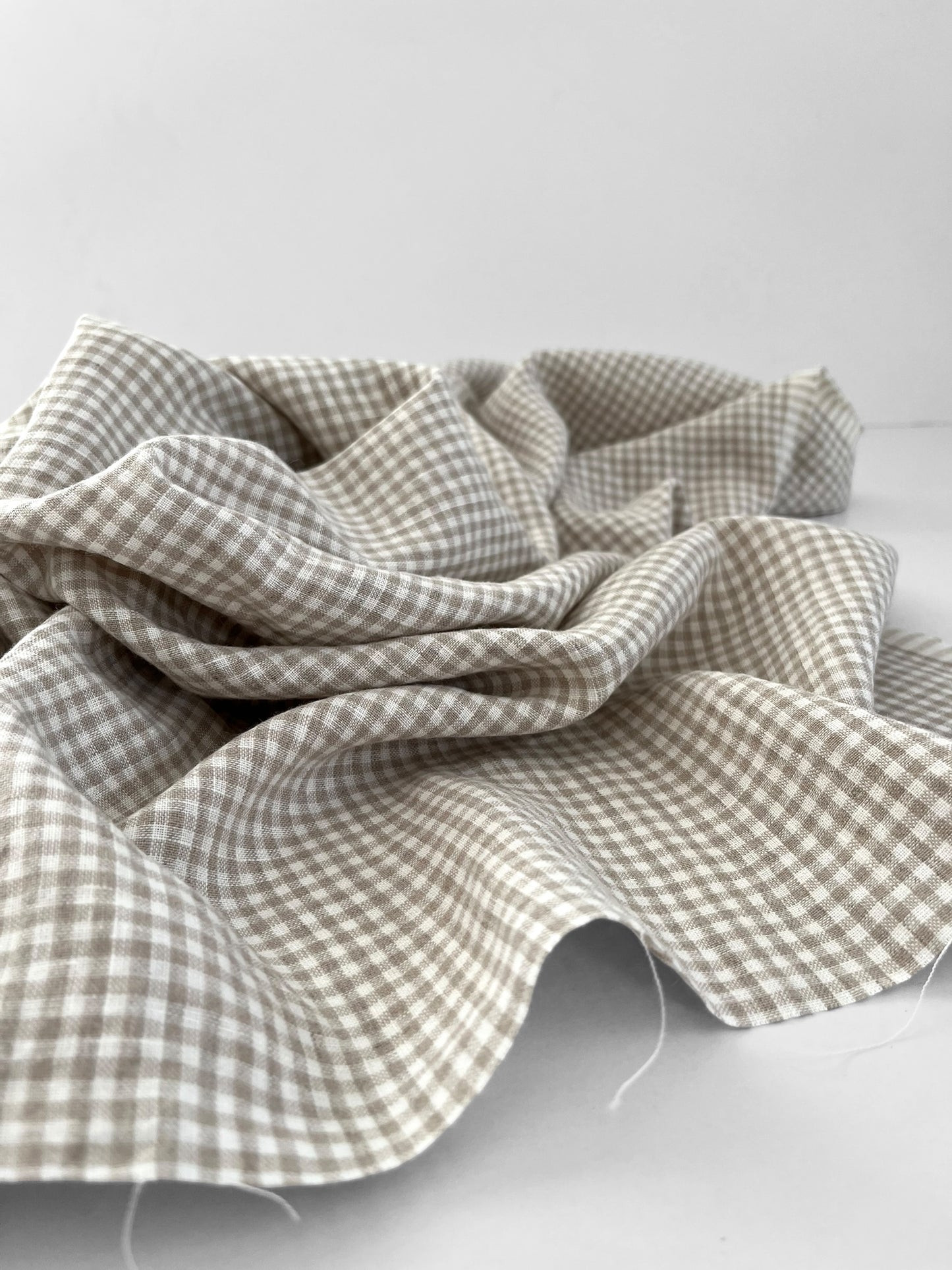 Natural Gingham 4mm
