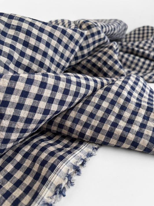 Navy Gingham