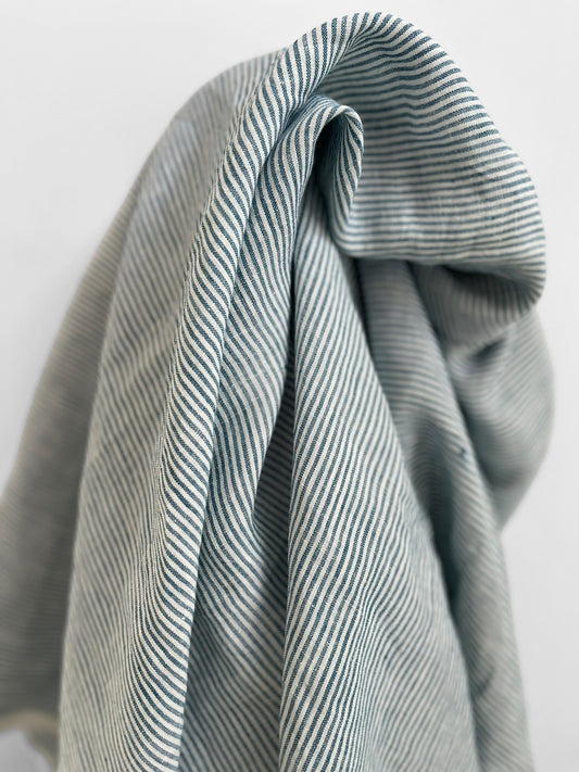 Teal Railroad Stripes