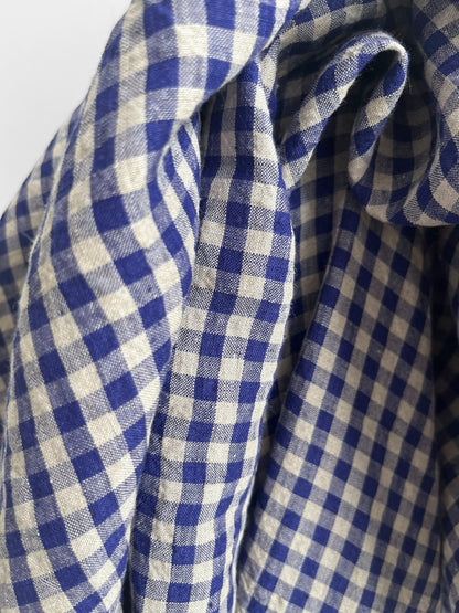 Cobalt Gingham