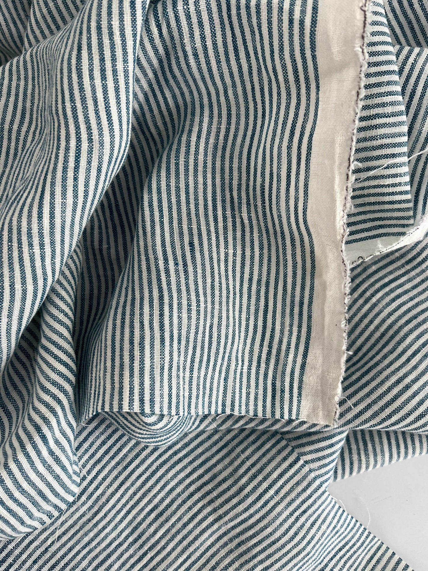 Teal Railroad Stripes