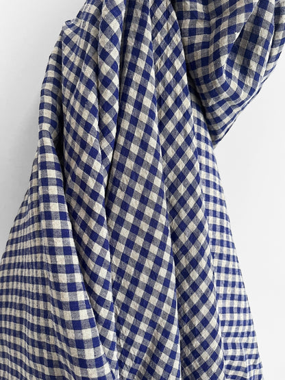 Cobalt Gingham