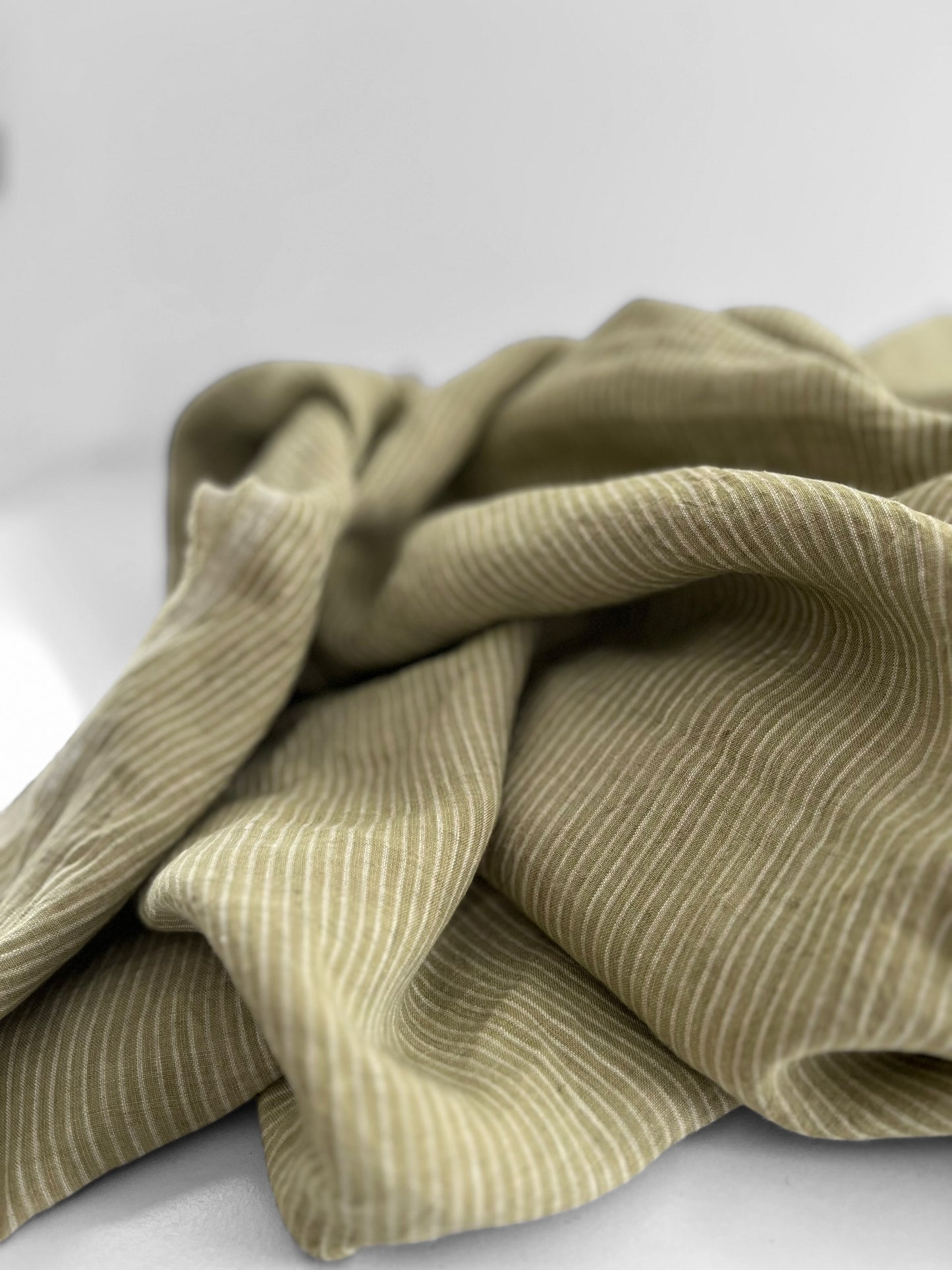 SWATCHES Pencil Stripe Linen